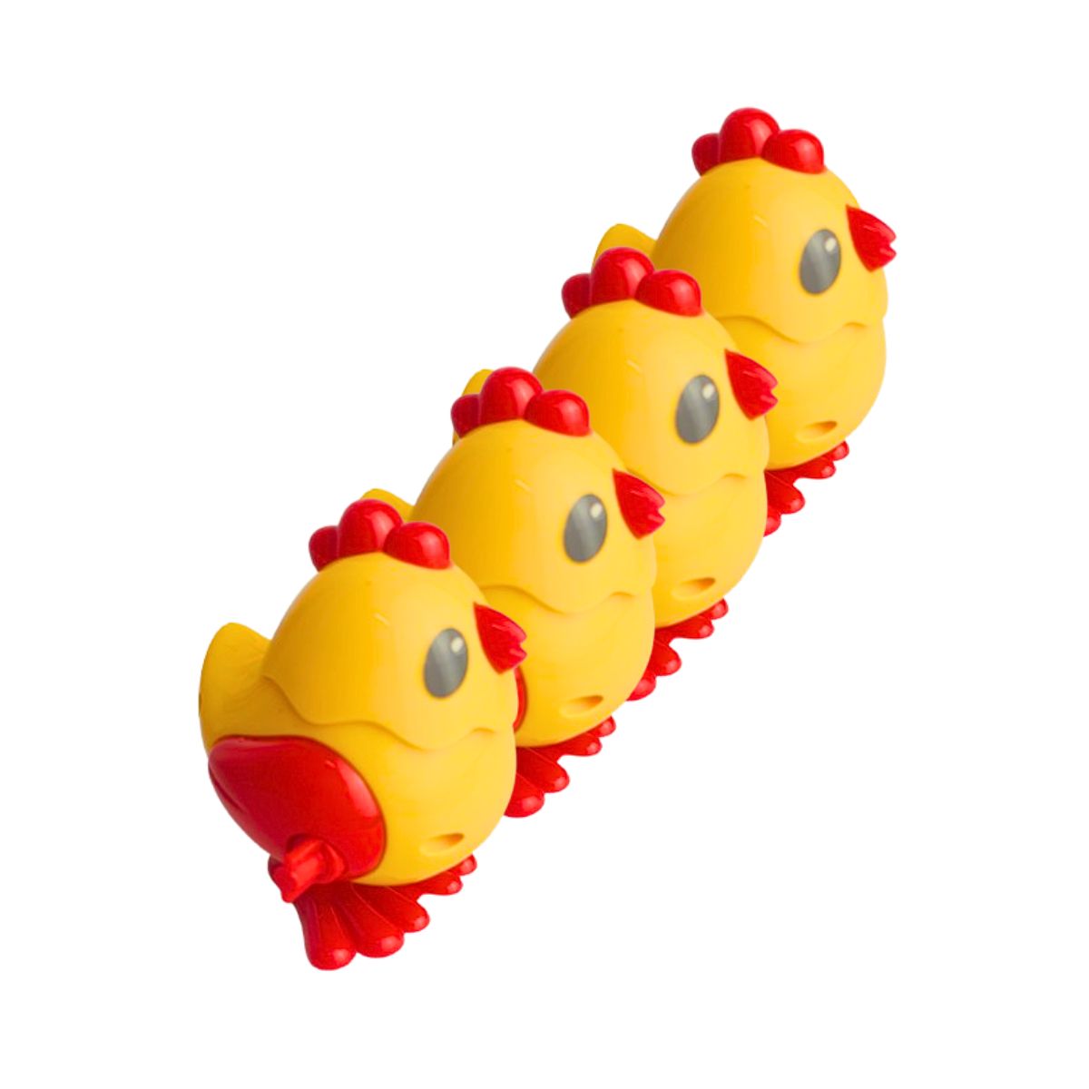Kit 4 Galinhas Bichos Divertido Movido A Corda - Ark Toys Kit 4 Galinhas Bichos Divertido Movido A Corda - Ark Toys